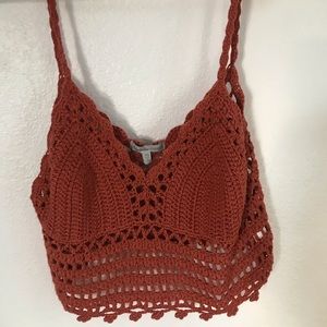 Crochet crop top